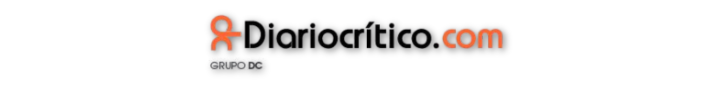 Logotipo del medio digital Diariocrítico.com del Grupo DC, con tipografía en negro y naranja sobre fondo blanco.