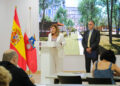 11:30 horas. Sala de Prensa del Gobierno de Cantabria. La presidenta del Gobierno, María José Sáenz de Buruaga, realiza declaraciones sobre el proyecto del PSIR para construir viviendas entre Santander y Bezana. 5 de octubre de 2026 © Raúl Lucio